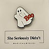 “Classic Boo” Ghost Enamel Pin (Limited Edition)