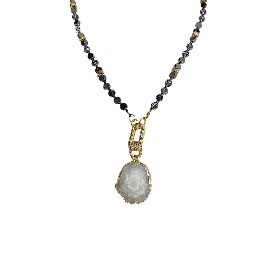 Indie Rockin Jewelry Moon Glass Necklaces with Celestial Pendants