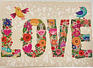 🌸 LOVE Floral Greeting Card