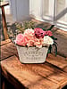 Farmhouse Rustic White - Pink/White