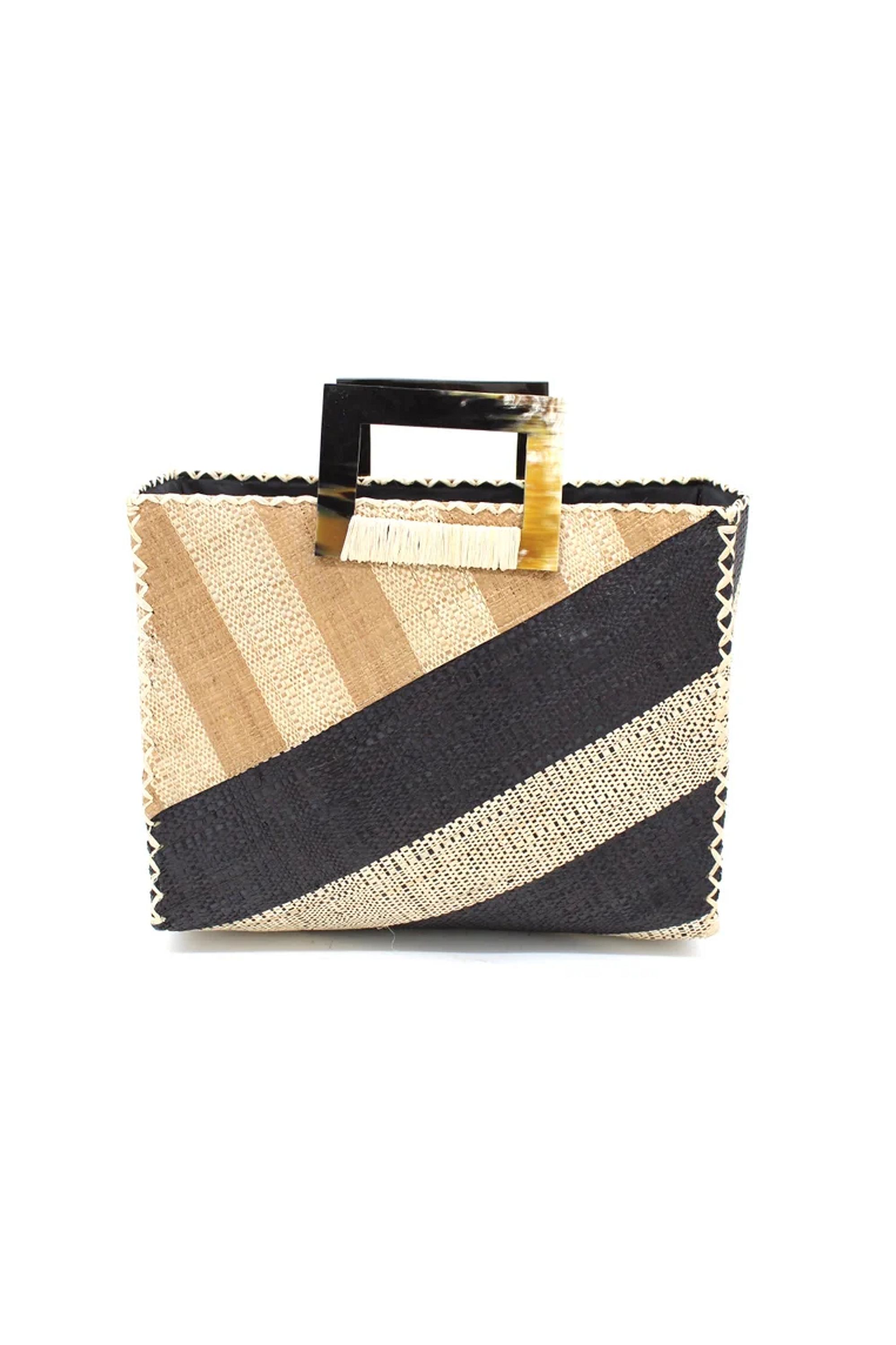 Shebobo Stevie Black & Cappuccino Handbag