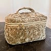 Ellison & Young Moss Quilted Velvet Cosmetic Case