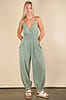Green Acid Wash Jumpsuit