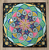 Free Wheel - 3d UV Reactive Painting on Canvas