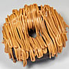 Chocolate Donut with Peanut Butter Dip