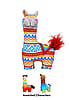 Kong Ballistic Vibez Llamas Dog Toy