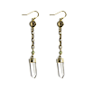 Quartz Drop Gem Earrings