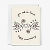 You & Me Forever Happy Anniversary - Card