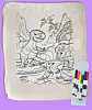 Dinosaurs Backpack with Washable Markers