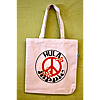 Peace Sign Tote Bag