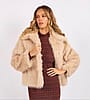 Sage The Label Two Tone Faux-fur Jacket