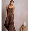 Elan Brown Polka Maxi Dress