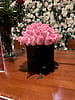 Roses in Black Hat Box