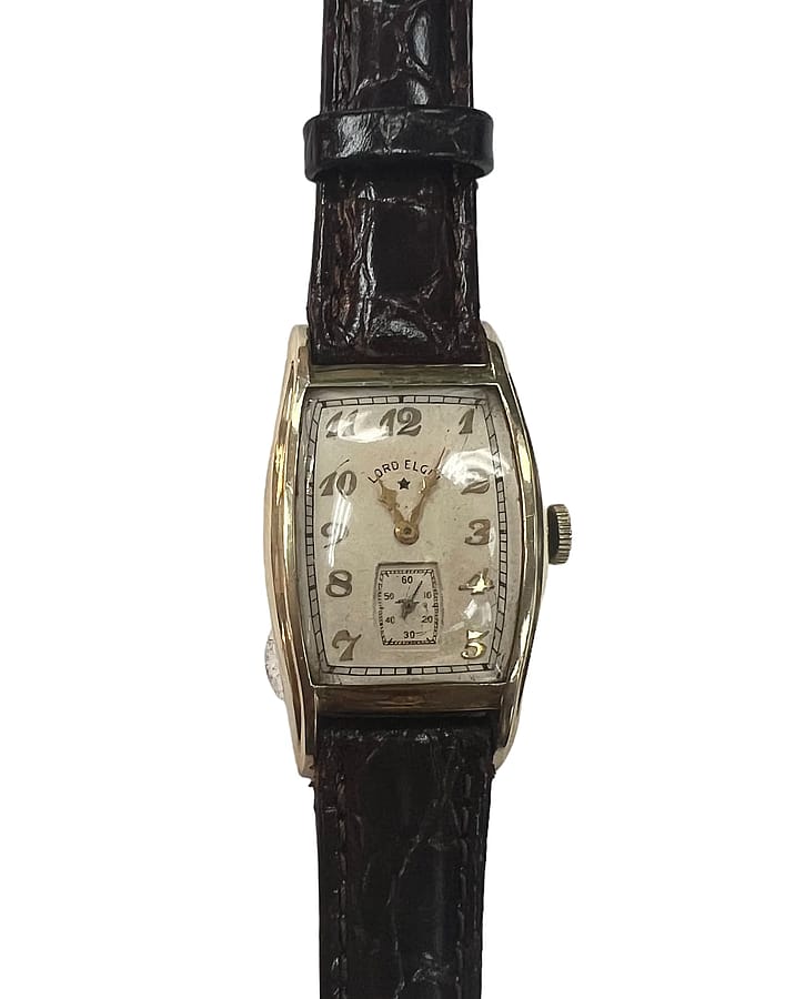 Vintage 14k Gold Lord Elgin Wrist Watch