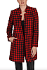 Red Houndstooth Coat