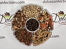 Seven Compartment Round Fruit and Nut Platter - T300.1