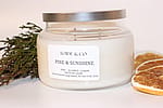 Pine & Sunshine Candle | 9 oz Soy Candle