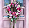 Mother’s Day gift, Silk flower wreath