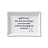 Ceramic Tray - Golf and Sex