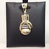 10k Yellow real Gold Boxing Gloves Boxer Gloves CZ Pendant charm 3.10 grams