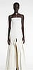 Full Length Lip Choker Dress, Ivory by A.W.A.K.E. MODE.