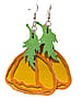 Biggest Poppy Leather Earrings