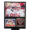 8x10 Joe Montana and Jerry Rice Plaque