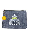 Pickleball Queen Denim Pouch