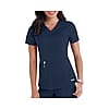 Greys Anatomy 2 Pocket V-Neck Scrub Top, Size MD
