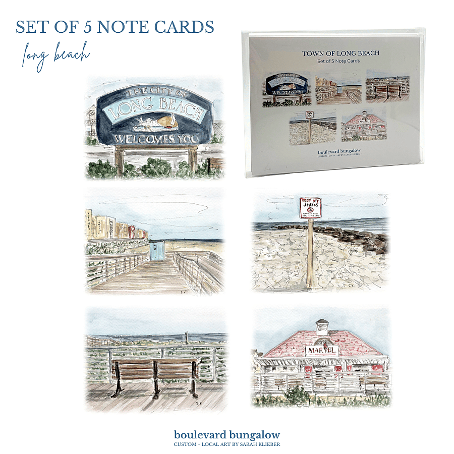 Long Beach Card Set 