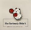 “Spirit Squad” Devil Ghost Enamel Pin (Limited Edition)