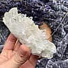 Raw Clear Quartz Crystal Point Cluster