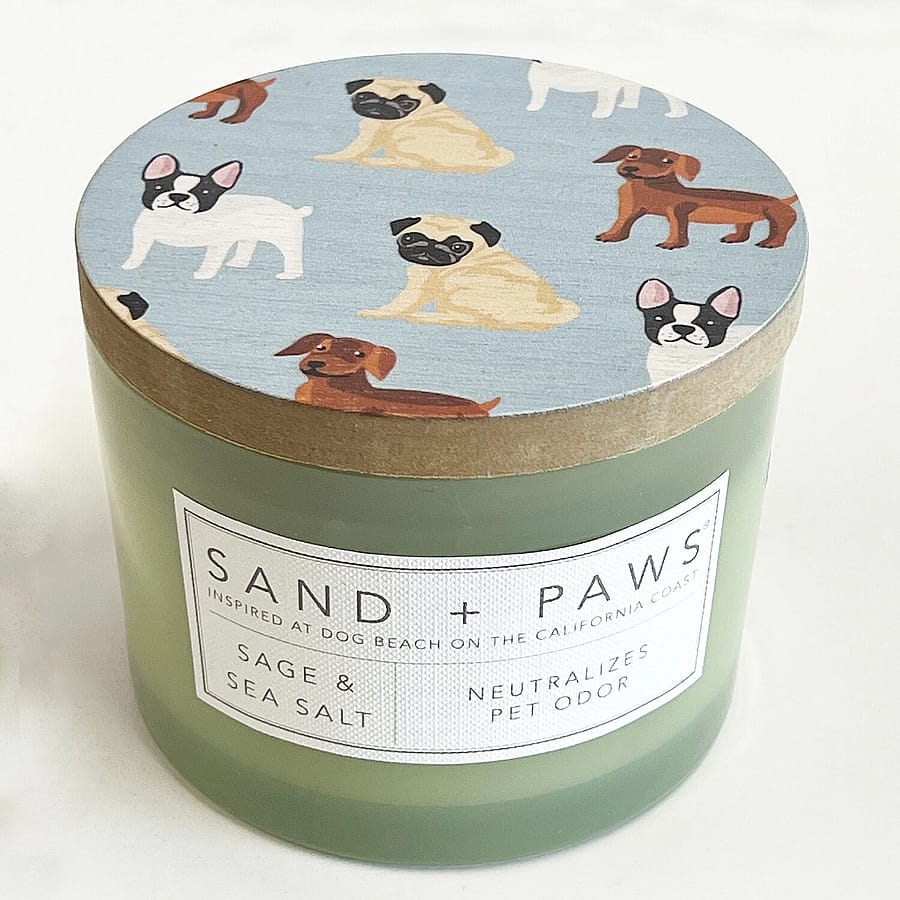 Sand + Paws Scented Candle