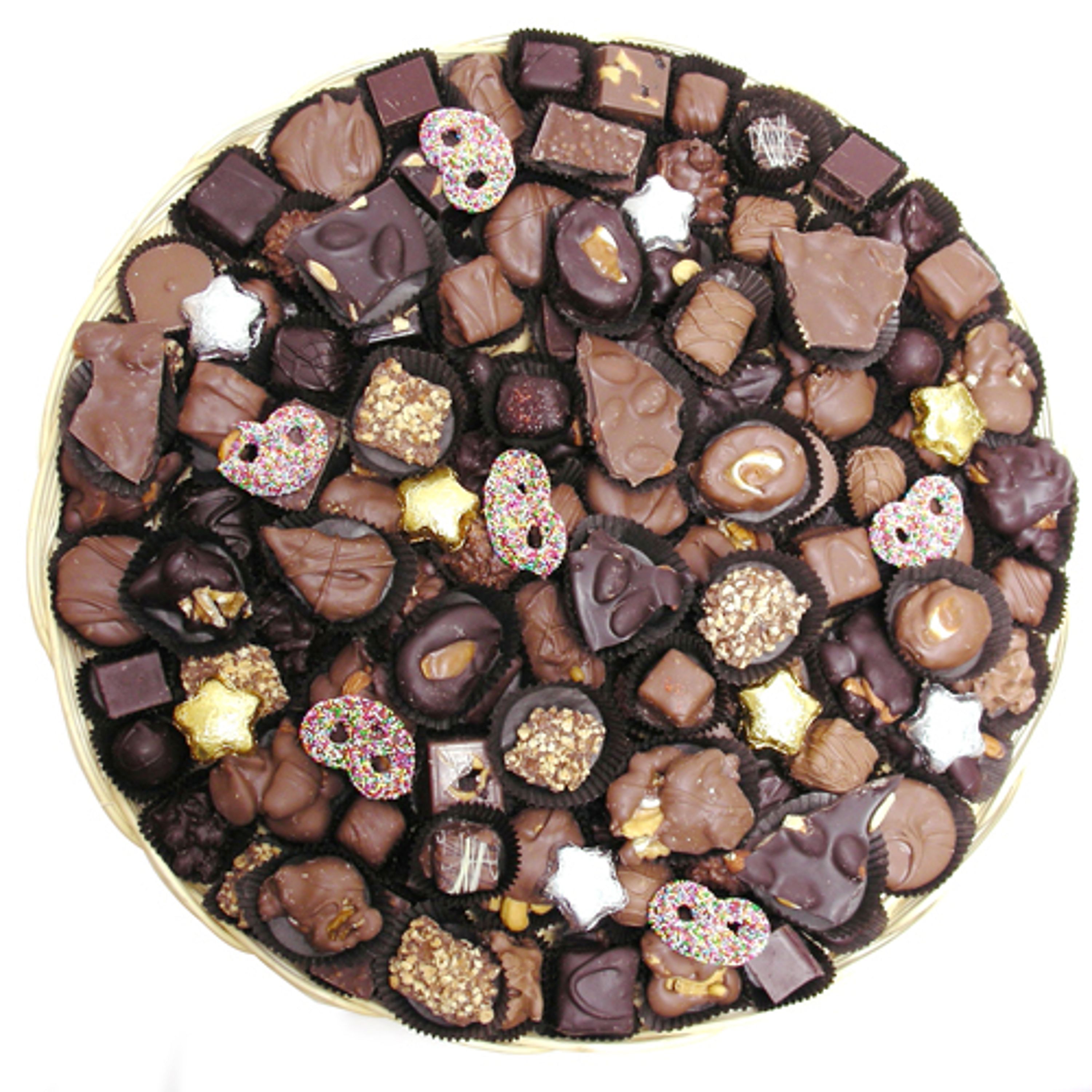 Platter of Assorted Chocolates