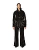 Cinched Waist Wide Leg Pant
