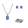 Natural Australian Opal Sterling Silver 3 Piece Gift Set