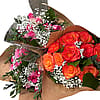 Dozen Roses Hand-Tied