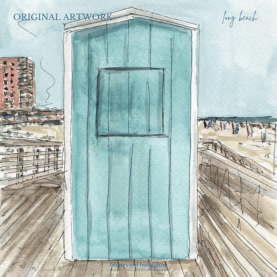 Long Beach Ticket Booth 5"x 7"