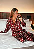 Show Me Your Mumu White Wine Silky PJ Set