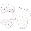Welcome Baby Set in Dandelion Print