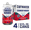 Cutwater Cocktails Margarita, Strawberry (4 x 12 fl oz)