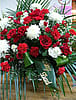 Red And White Floor Basket
