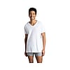 Fruit Of the Loom Men's T-Shirt Tag Free V-Neck, Size SM