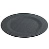 Black Wicker Charger Plate Set