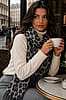 Eboni Grey Cashmere Feel Scarf
