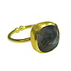 Bezel Set Labradorite Ring