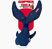 Kong Shakers Shimmy Whale Dog Toy, Blue, Medium