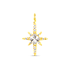 CZ Star Charm - Gold