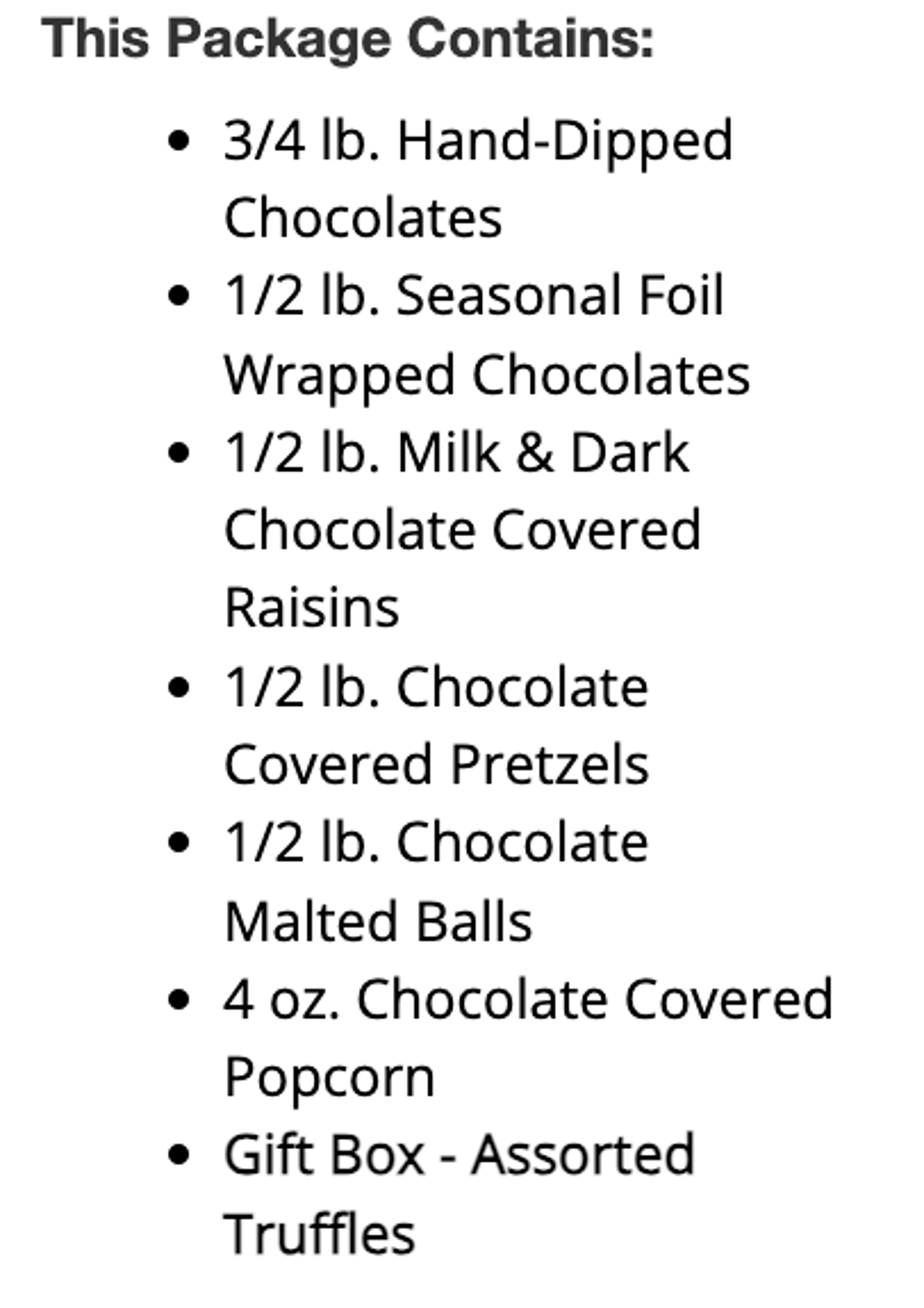 Gift Packages (Towers)