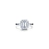 Emerald-Cut Bezel-Set Ring